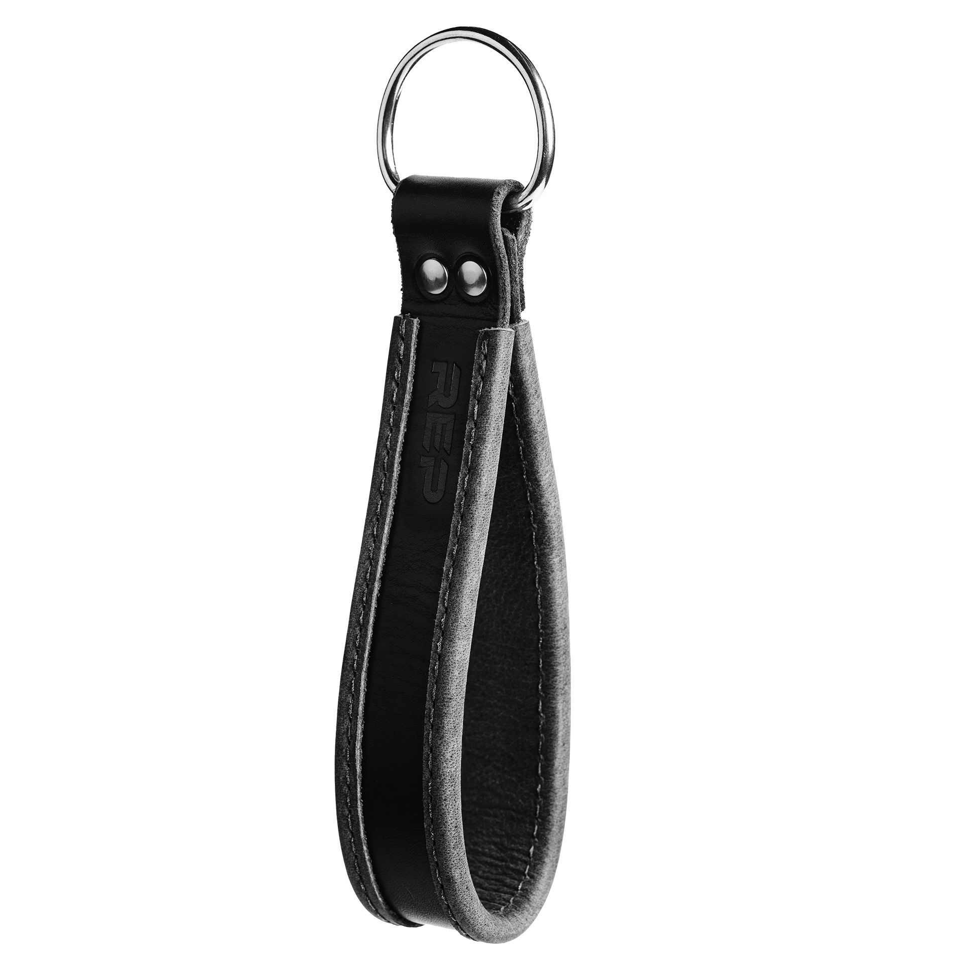 REP® USA Leather Single Handle Cable Attachment - Black Leather
